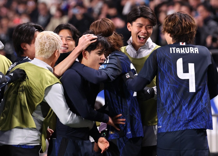 日本隊(duì)22名旅歐球員中15人來(lái)自五大聯(lián)賽,是22年3月出線時(shí)的兩倍